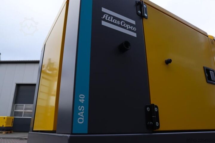 Generator set Atlas Copco QAS 40 ST3 Valid inspection, Diesel, 40 kVA