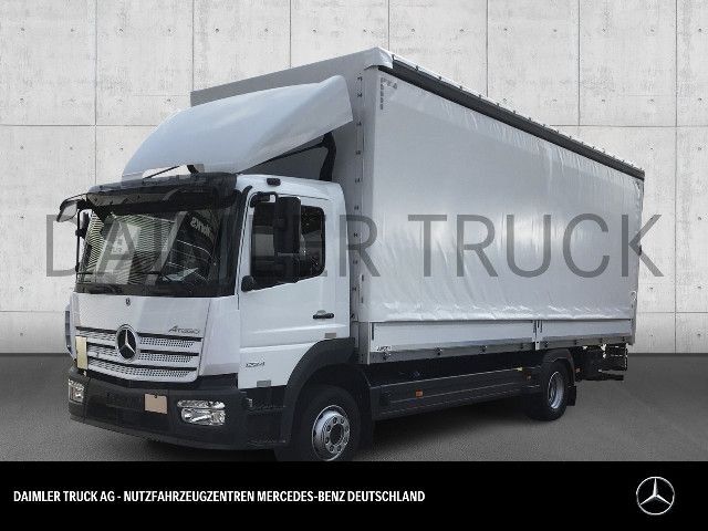 Camión de plataforma Mercedes-Benz Atego 1224 L 4X2 Pritsche Plane LBW Klima