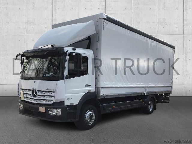 Camión de plataforma Mercedes-Benz Atego 1224 L 4X2 Pritsche Plane LBW Klima