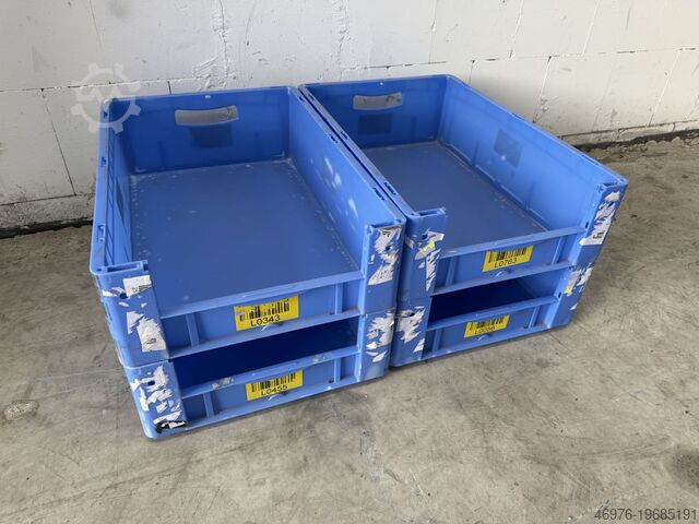 Caja de plástico apilable Bito Sichtlagerkiste Abmessungen außen: 600 x 400 x 170 mm