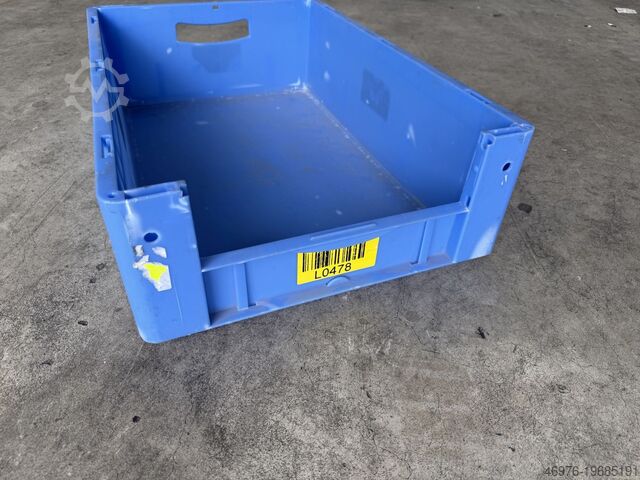 Caja de plástico apilable Bito Sichtlagerkiste Abmessungen außen: 600 x 400 x 170 mm
