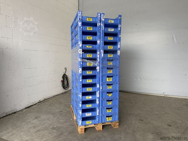 Caja de plástico apilable Bito Sichtlagerkiste Abmessungen außen: 600 x 400 x 170 mm