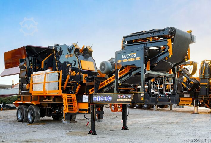 Krossningsenhet FABO Mobile Impact Crusher Mobile Impact Crusher MIC-100