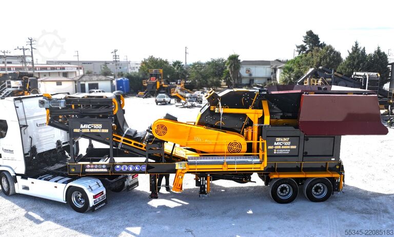 Krossningsenhet FABO Mobile Impact Crusher Mobile Impact Crusher MIC-100