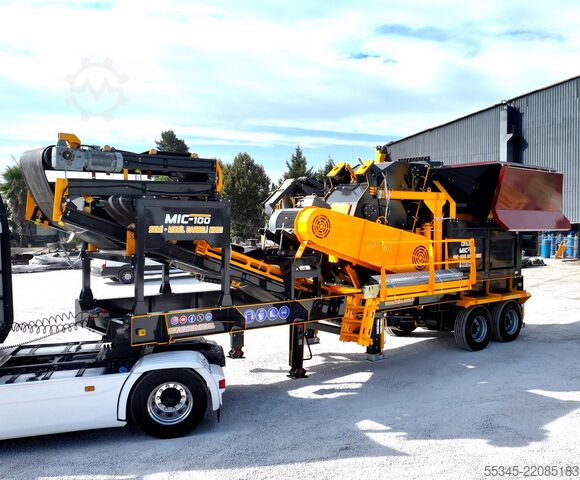 Krossningsenhet FABO Mobile Impact Crusher Mobile Impact Crusher MIC-100