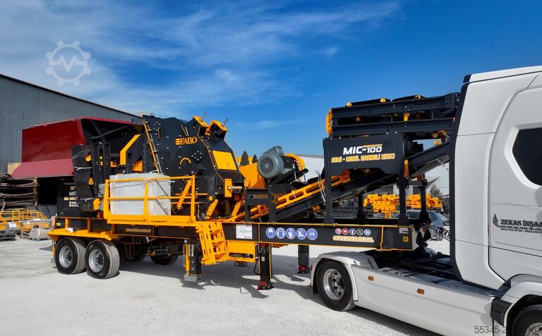 Krossningsenhet FABO Mobile Impact Crusher Mobile Impact Crusher MIC-100