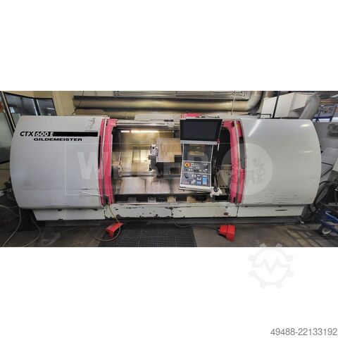 CNC virpošanas un frēzēšanas centrs Gildemeister CTX 600 E