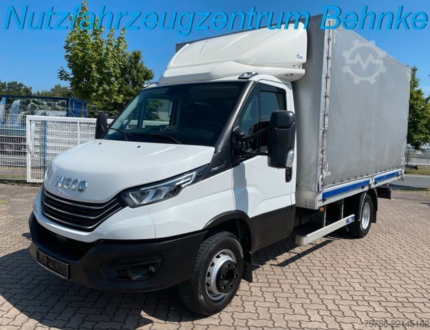 Curtain sider van IVECO Daily 72C21 Pritsche/ AC/ Autom./ Luftfederung
