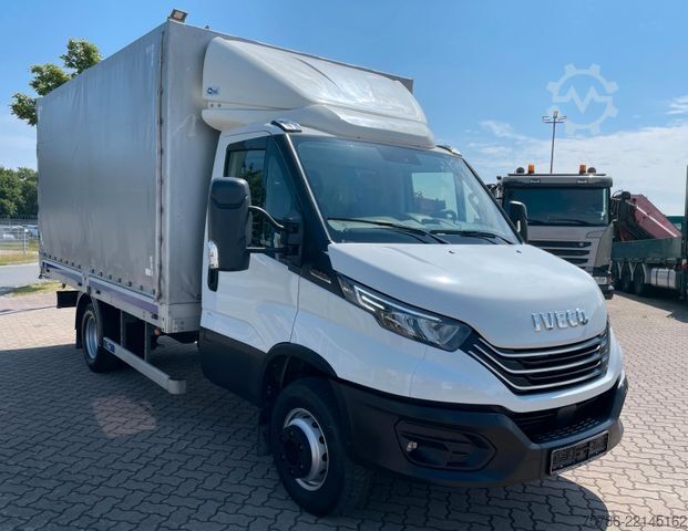 Curtain sider van IVECO Daily 72C21 Pritsche/ AC/ Autom./ Luftfederung