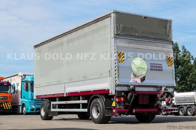 Отворена ремарке със строшен брезент  Galliker ST 2A Durchladesystem Bordwände LBW