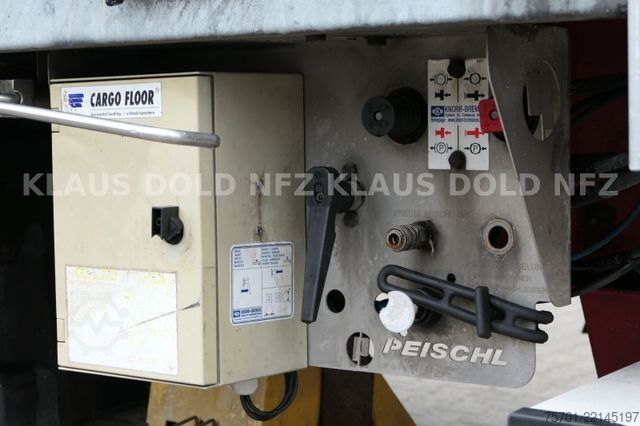 Отворено полуремарке с брезент PEISCHL 3ESP0S Schubboden Seitliche Türen Liftachse