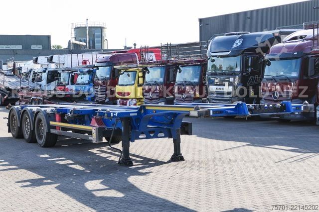 Полуремарке със сменяеми каросерии KÖGEL BDF Wechselfahrgestell Liftachse 41,00 t