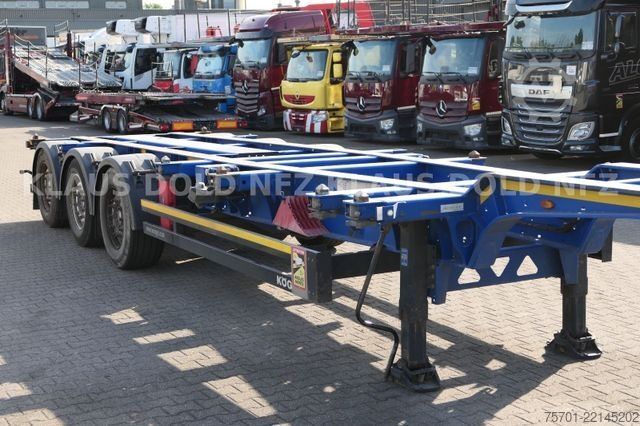 Полуремарке със сменяеми каросерии KÖGEL BDF Wechselfahrgestell Liftachse 41,00 t