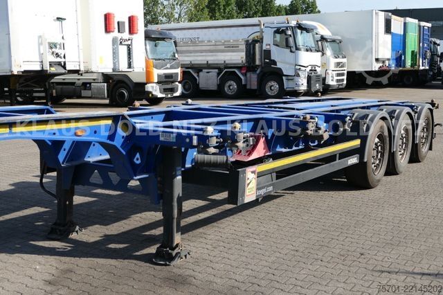 Полуремарке със сменяеми каросерии KÖGEL BDF Wechselfahrgestell Liftachse 41,00 t