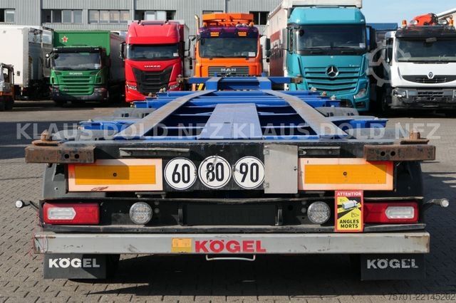 Полуремарке със сменяеми каросерии KÖGEL BDF Wechselfahrgestell Liftachse 41,00 t