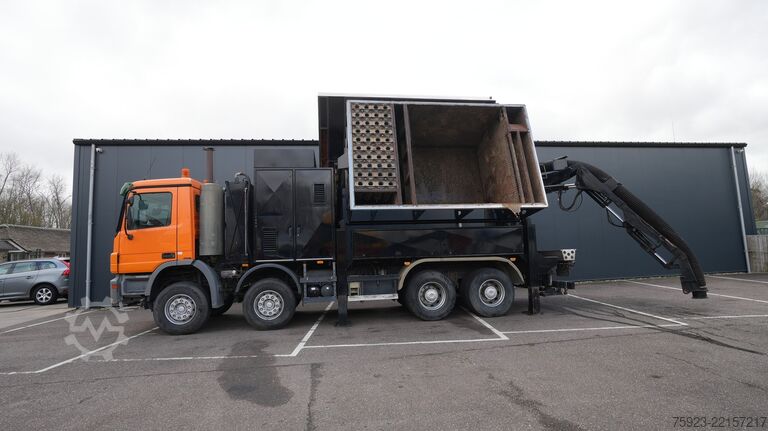 Sogbíll Mercedes-Benz ACTROS 4144 8X4 RSP 10M3 SAUGBAGGER SUCTION VACUUM