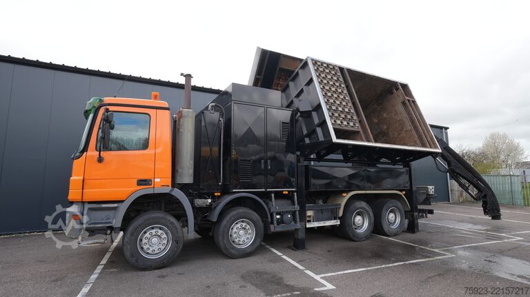 Sogbíll Mercedes-Benz ACTROS 4144 8X4 RSP 10M3 SAUGBAGGER SUCTION VACUUM
