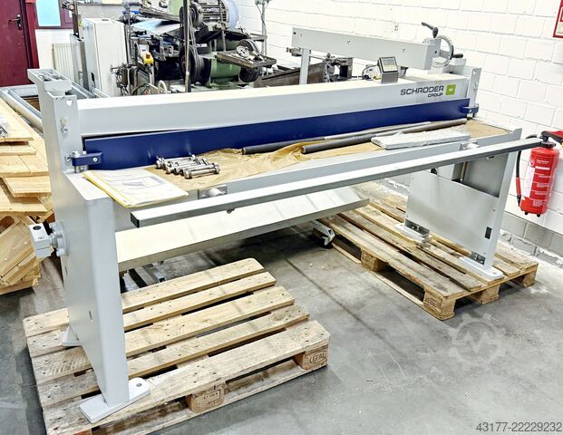 مقص صفائح (مقص لوحي) SCHRÖDER - FASTI HS 2000 x 1,25 + ELGO Hinteranschlag