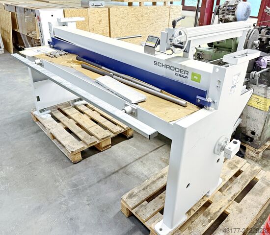 مقص صفائح (مقص لوحي) SCHRÖDER - FASTI HS 2000 x 1,25 + ELGO Hinteranschlag