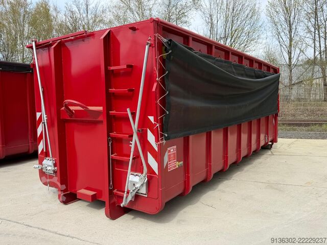 Kontejner sa kipovanjem sa sistemom preklopne mreže Container-Vertrieb-Chemnitz Abrollcontainer Standard