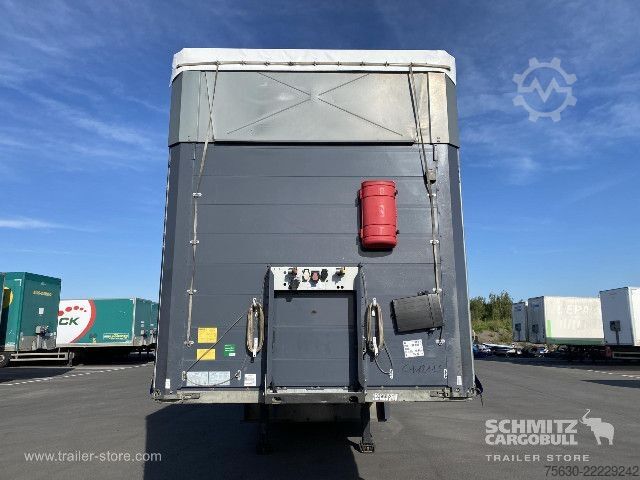 Auflieger mit Pritsche & Plane Schmitz Cargobull Semitrailer Curtainsider Mega Hayon