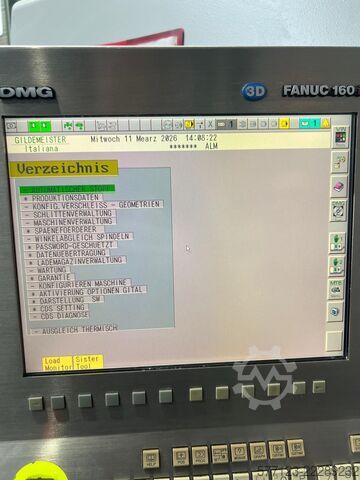 Centro de torneamento e fresagem CNC FANUC 160i DMG Gildemeister Sprint 42 - linear inkl. Stangenlader