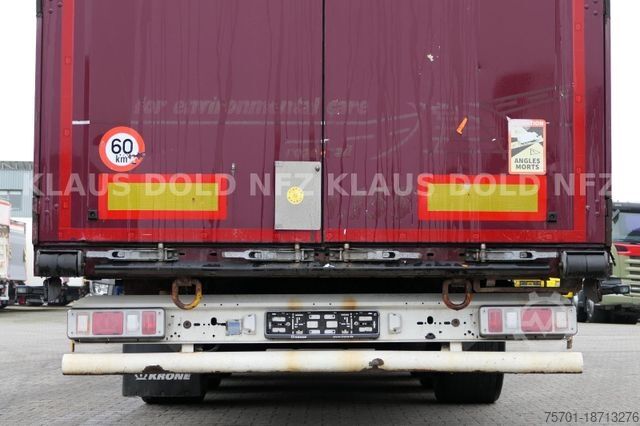 Treler separa terbuka dengan kanvas KRONE Pritsche Plane XL MegaLiner BWP Edscha Bordwände
