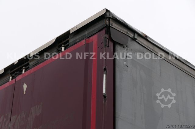 Treler separa terbuka dengan kanvas KRONE Pritsche Plane XL MegaLiner BWP Edscha Bordwände