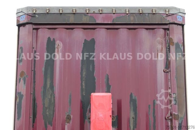 Treler separa terbuka dengan kanvas KRONE Pritsche Plane XL MegaLiner BWP Edscha Bordwände