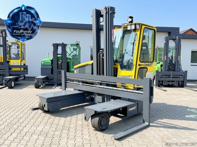 رافعة شوكية رباعية الاتجاهات Combilift C4000ET TRIPLEX 6350 WIDE FORK POSITIONE