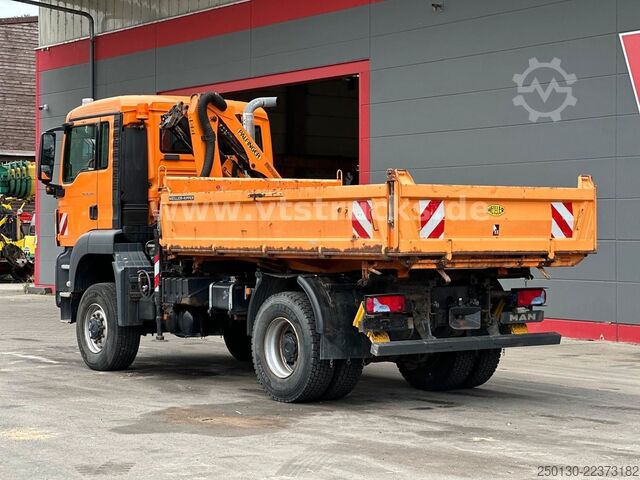 کامیون کمپر سه طرفه MAN TGS 18.320 4x4 BL Meiller-DSK,Palfinger PK7001-K
