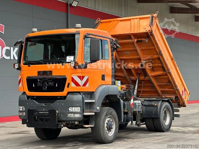 کامیون کمپر سه طرفه MAN TGS 18.320 4x4 BL Meiller-DSK,Palfinger PK7001-K