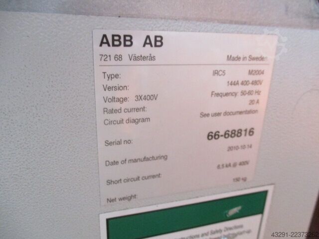 Industrial robot ABB Robotics IRB 6600 Seriennummer 66-68813/14/15/16
