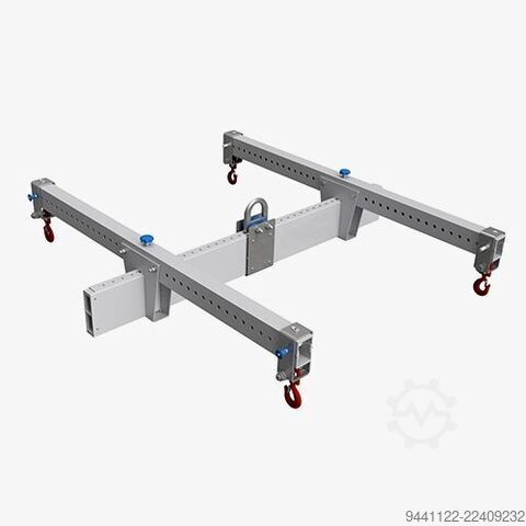 Traverse voor kraanbediening, draagvermogen 3000 kg Tiger Hebezeuge ATV-Q-3-3x3