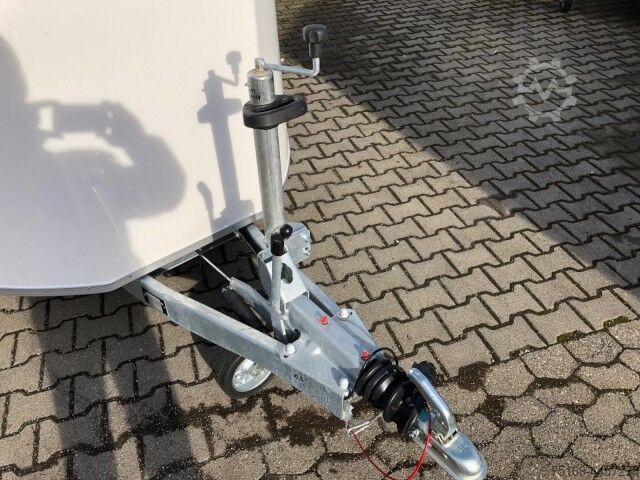 รถพ่วงตู้บรรทุก Cheval Liberte Debon Cargo 2 Poly + Türe weiß 1300 kg, 100 km/h, 300x155x168cm