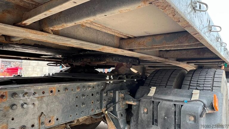 Flatbed FLIEGL SDS350 (ROR AXLES / DRUM BRAKES / FREINS TAMBOURS)