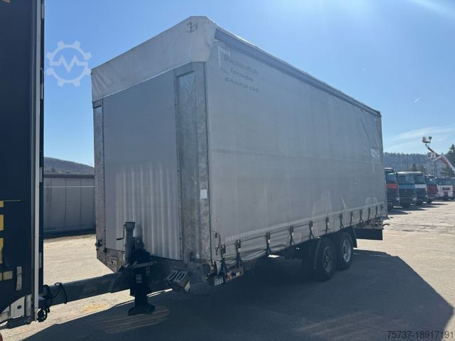 Transporter mit Pritsche & Plane MERCEDES-BENZ 824 L + Anhänger