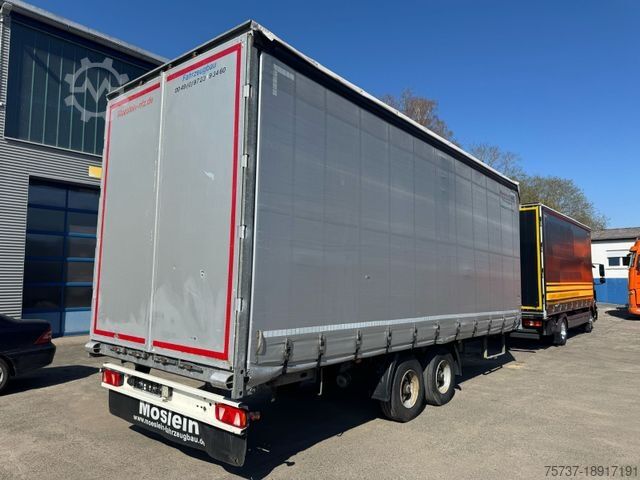 Transporter mit Pritsche & Plane MERCEDES-BENZ 824 L + Anhänger