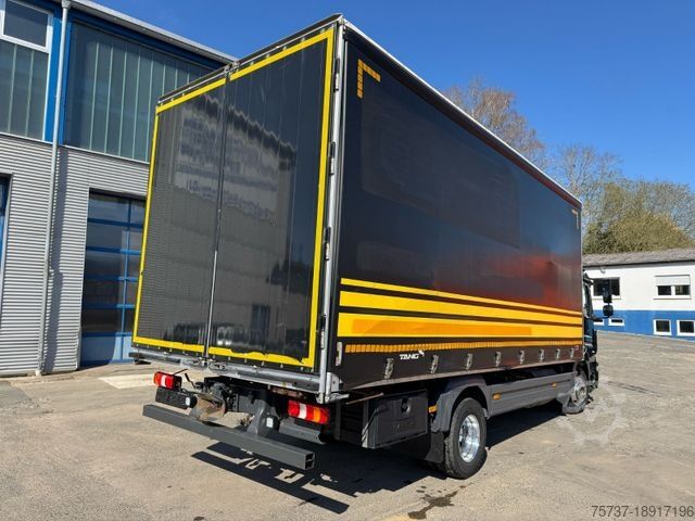 Transportador con plataforma y toldo MERCEDES-BENZ 824 L