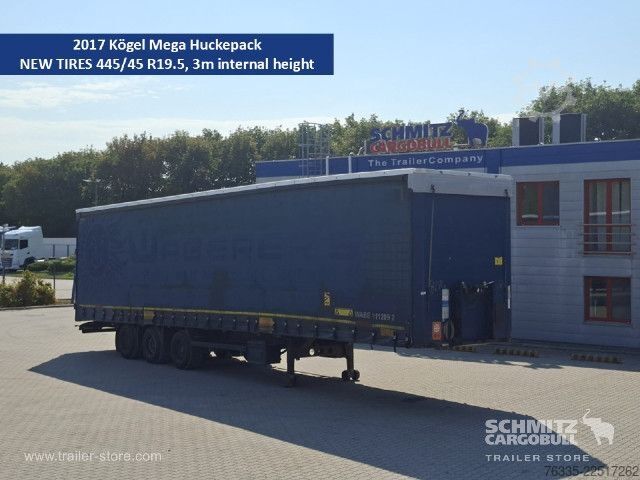 Rơ moóc bán mở với bạt phủ Kögel Curtainsider Mega