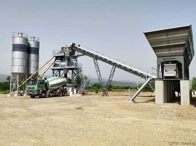 Constmach Concrete Batching Plant 120M3 stationary concrete batching plant