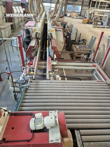 Kantenbewerkingslijn IMA COMBIMA / K/ II/ R75 / 1075 / V / R3 (1996) IMA COMBIMA / K/ II/ R75 / 1075 / V / R3