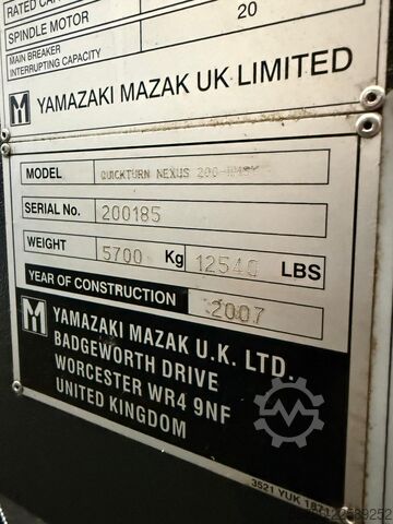 CNC-svarv MAZAK Nexus QTN 200II MSY