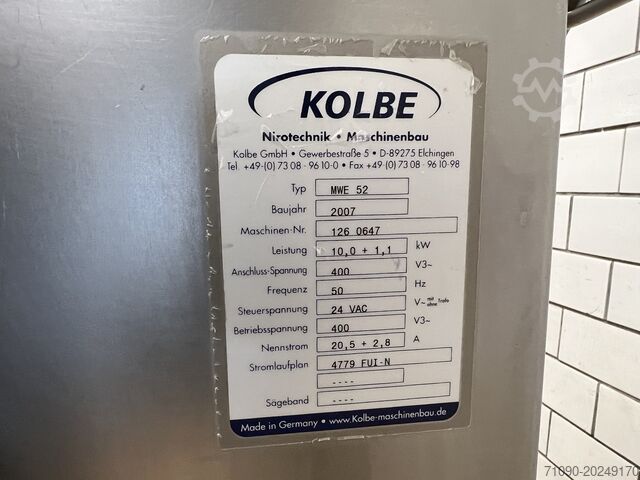 Maskin for kjøttforedling KOLBE MWE 52