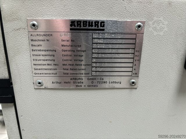 Sprøytestøping maskin Arburg 320C 500-100 mit Multilift
