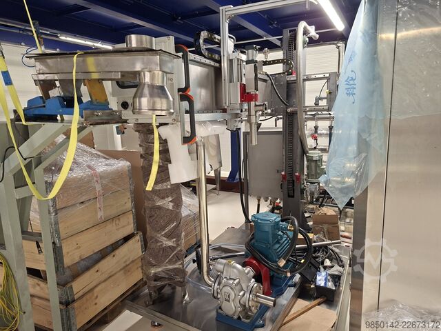 מכונת מילוי חביות Boloni Afvullijn voor 200L Vaten ATEX Boloni 200L Filling Machine ATEX