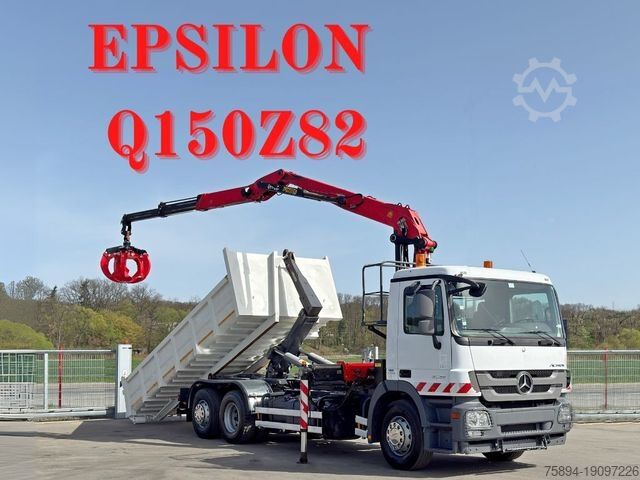 Kiper kamion MERCEDES-BENZ ACTROS 2536 * Abrollkipper  + EPSILON Q150Z82