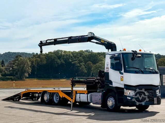 Tow truck RENAULT T 380 Abschleppwagen 8,00 m HIAB 111 B-2 + FUNK