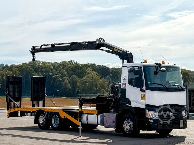 Tow truck RENAULT T 380 Abschleppwagen 8,00 m HIAB 111 B-2 + FUNK