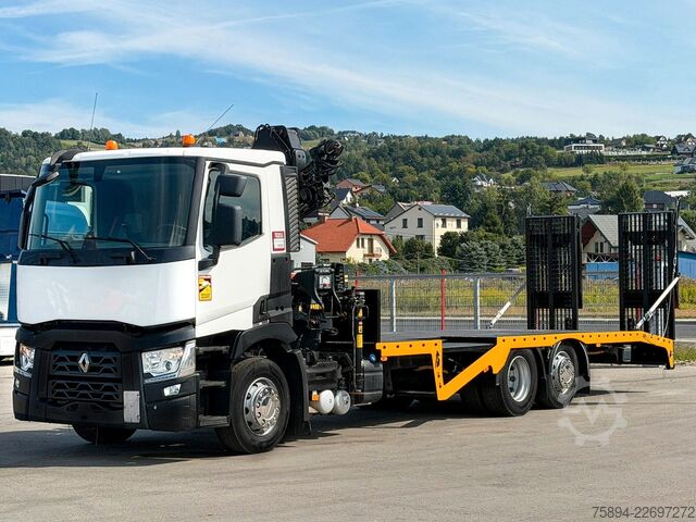 Tow truck RENAULT T 380 Abschleppwagen 8,00 m HIAB 111 B-2 + FUNK
